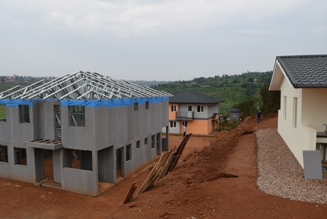 Housing Project Rwanda This was to be an affordable housing scheme in Rwanda supported by the government to help with the housing shortage and poor conditions that are in some areas of the country, as shown you can see single dwellings as well as houses. Thes were featured in various magazines as shown.