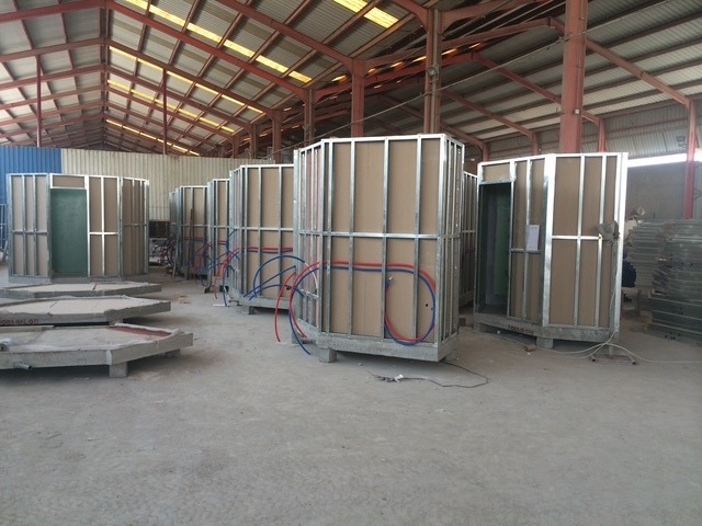 Bathroom pods are something we were very big into building. These are simply the bathrooms you see in most major hotels, pre-built and pre-tested, ready for simple, fast, and cost-effective installation.