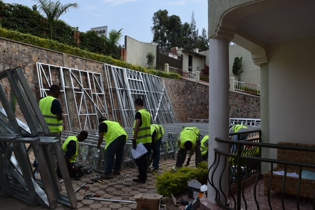IWPR is an institute for war and peace reporting. We built this recording studio for them again using local labour to help keep the world aware of current and past situation within Africa.